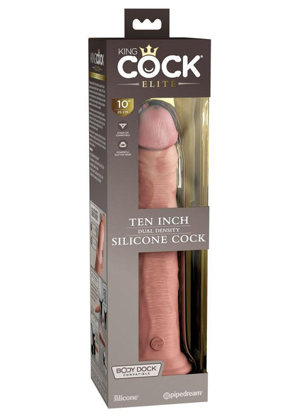King Cock Elite Dual Density Silicone Dildo
