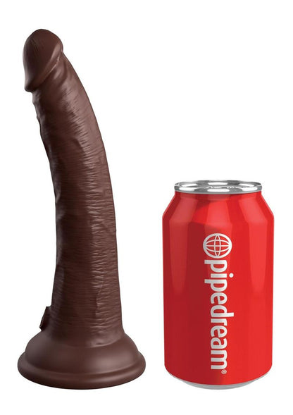 King Cock Elite Dual Density Rechargeable And Vibrating Silicone Dildo