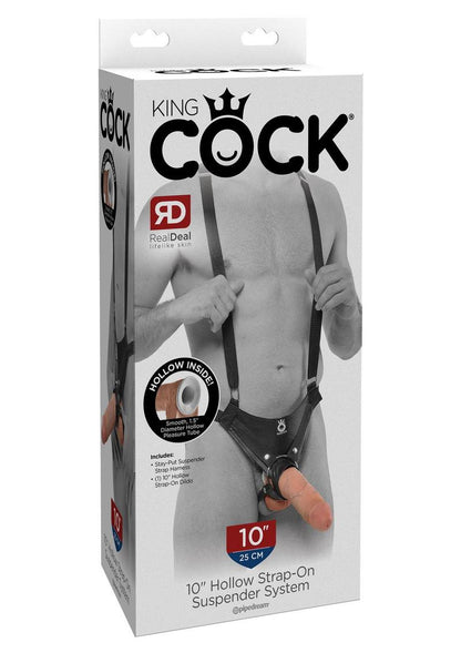 King Cock Hollow Strap-On System With Realistic Dildo