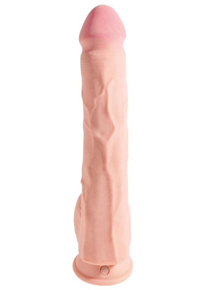 King Cock Plus Triple Density Dildo With Balls Realistic Pleasure