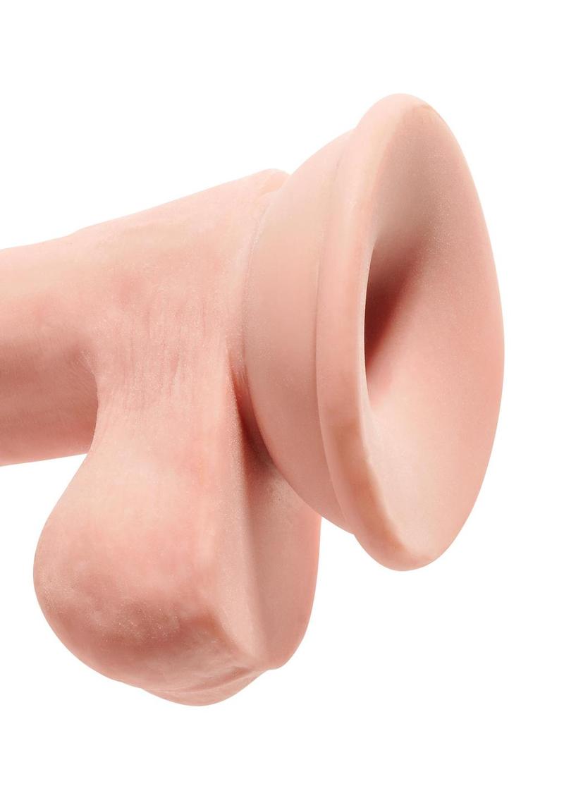 King Cock Plus Triple Density Dildo With Balls Realistic Pleasure