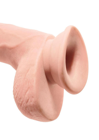 King Cock Plus Triple Density Dildo With Balls Realistic Pleasure