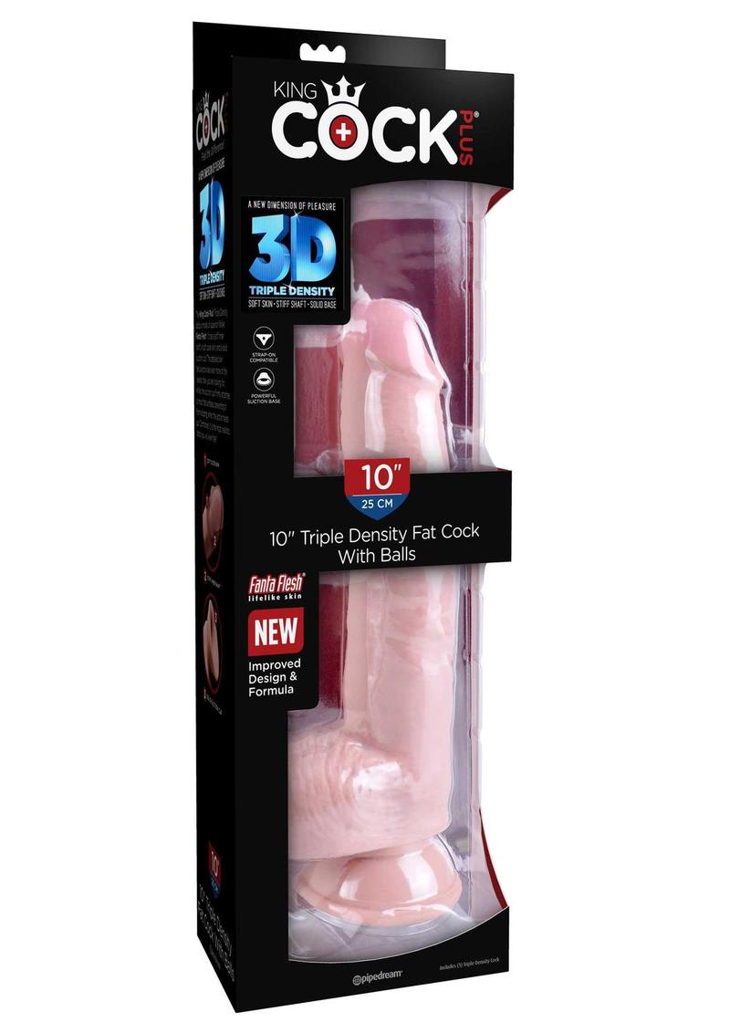King Cock Plus Triple Density Fat Dildo
