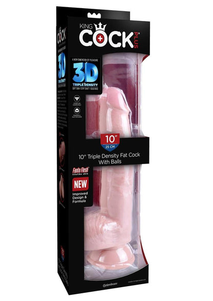 King Cock Plus Triple Density Fat Dildo