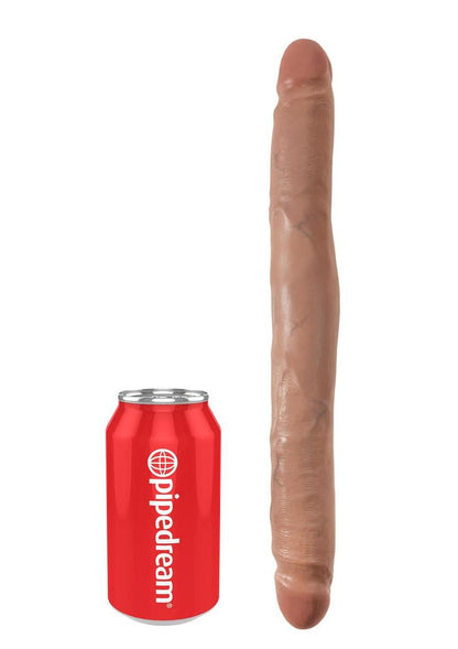 King Cock 12 Inch Slim Double Dildo Flexible Realistic Design