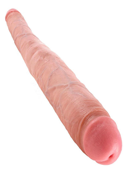 King Cock 16 Inch Tapered Double Dildo Flexible Realistic Design