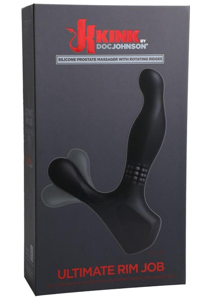 Kink Rim Prostate Massager With Rotating Ridges