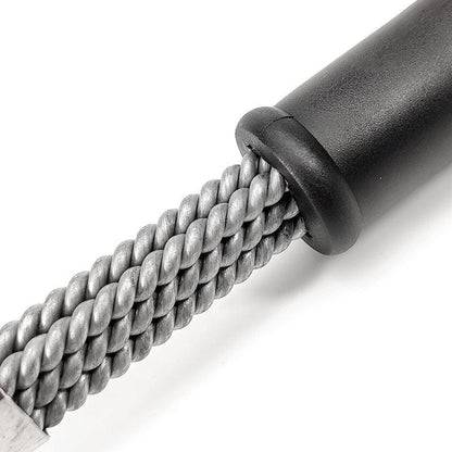 Kitchen Accessories BBQ Grill Brush and Scraper Barbecue Kit Cleaning Brush Stainless Steel Tools Wire Bristles Triangle BBQ Grill Cleaning Brush for Weber Gas Charcoal Porcelain Cast Iron &amp; All Grilling Grates Accessories