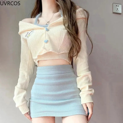 Knit Teddy Outfit