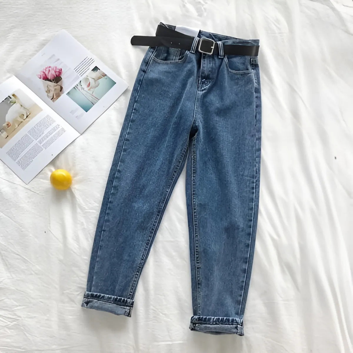 Korean High Waist Jeans