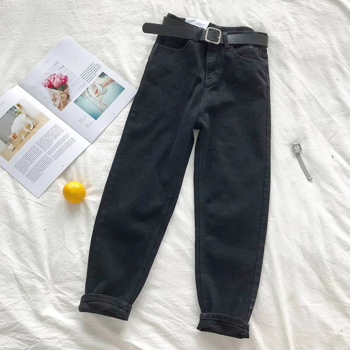 Korean High Waist Jeans