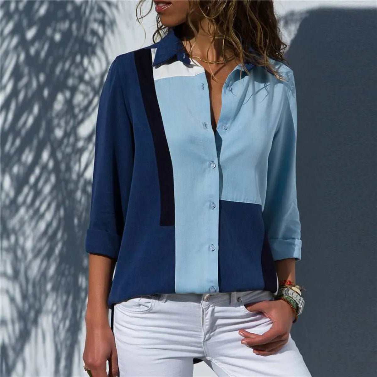 Korean Office Chiffon Blouse