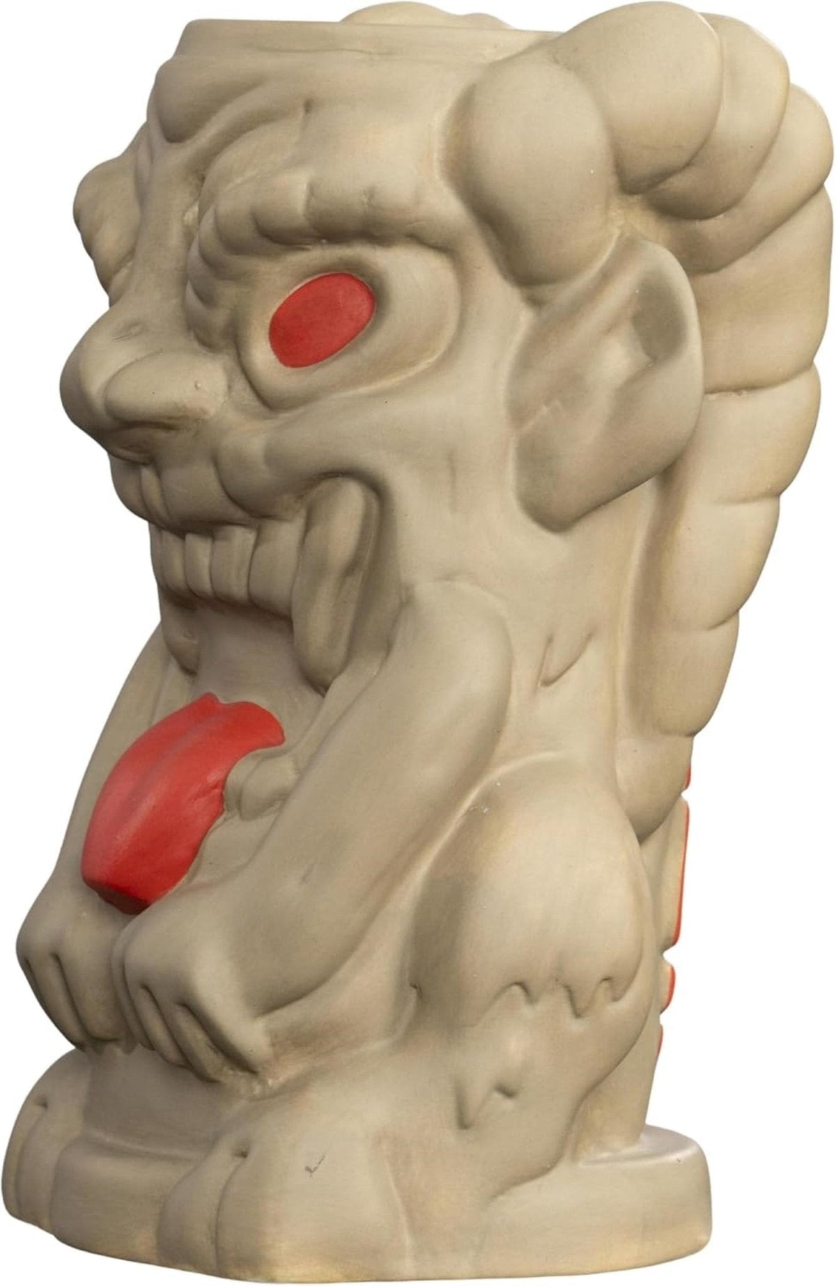 Krampus Tiki Mug Ceramic 15 oz. Xmas Fun Party Cup