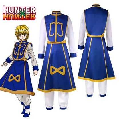 Kurapika Cosplay Costume – Hunter x Hunter Outfit with Wig &amp; Chains