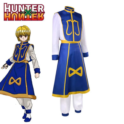 Kurapika Cosplay Costume – Hunter x Hunter Outfit with Wig &amp; Chains