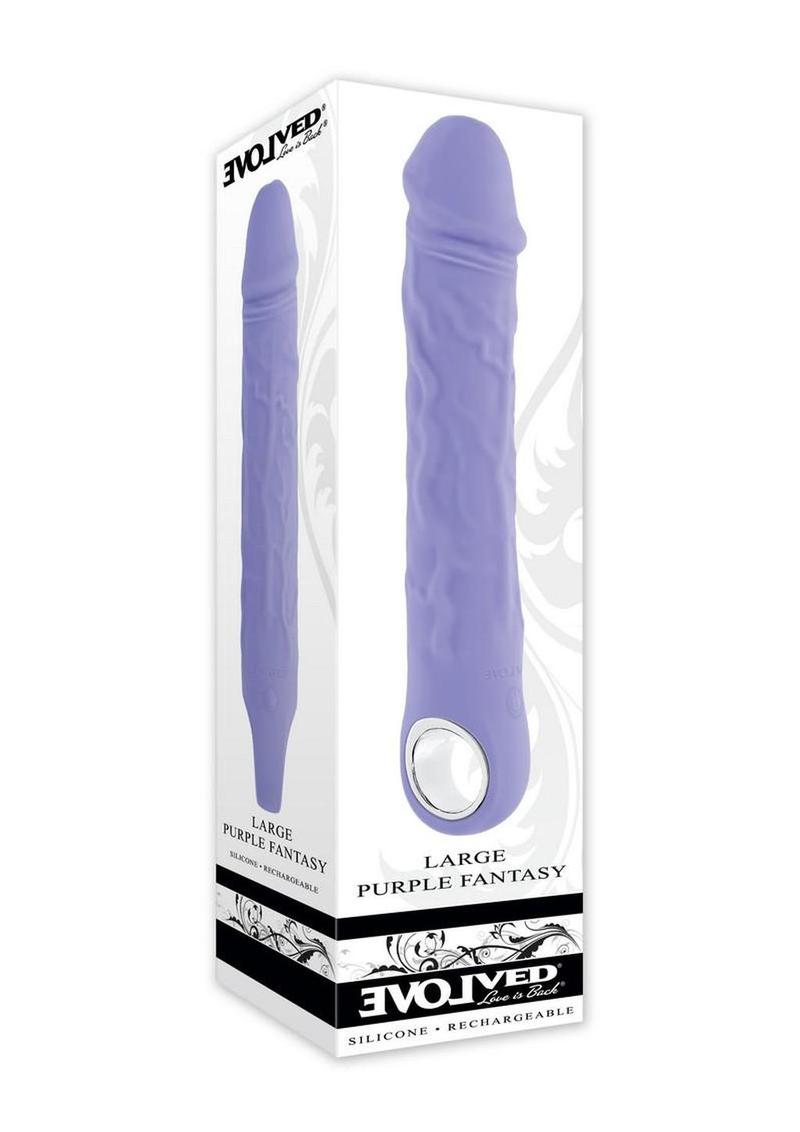 Large Purple Fantasy Vibrator