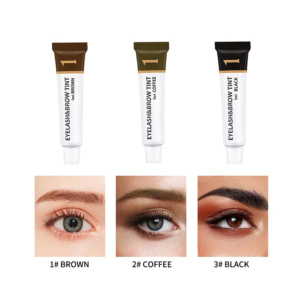 VIP Lash &amp; Brow Tint Kit, Professional Semi-Permanent 2-in-1
