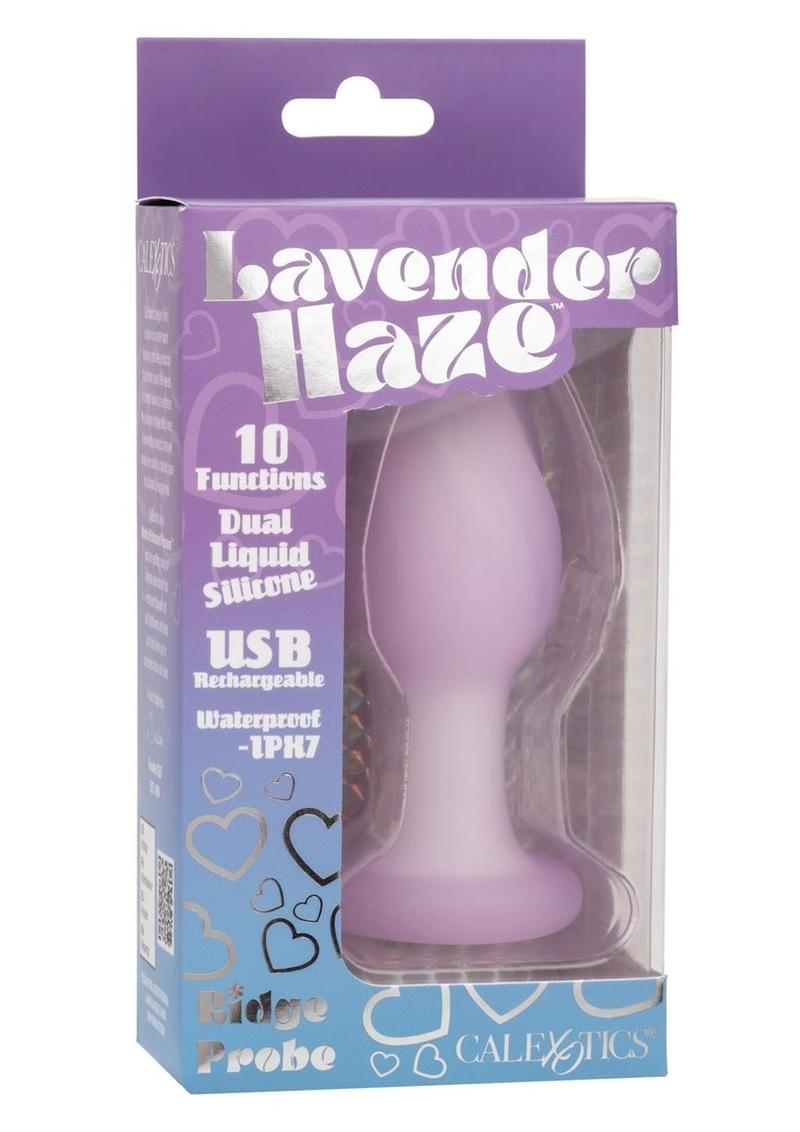 Lavender Haze Rechargeable Ridge Probe Anal Plug