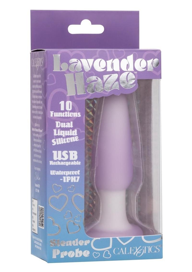 Lavender Haze Slender Probe Silicone Anal Plug