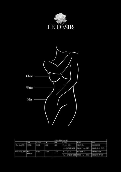 Le Désir Designed for Desire Black Fishnet Bodystocking