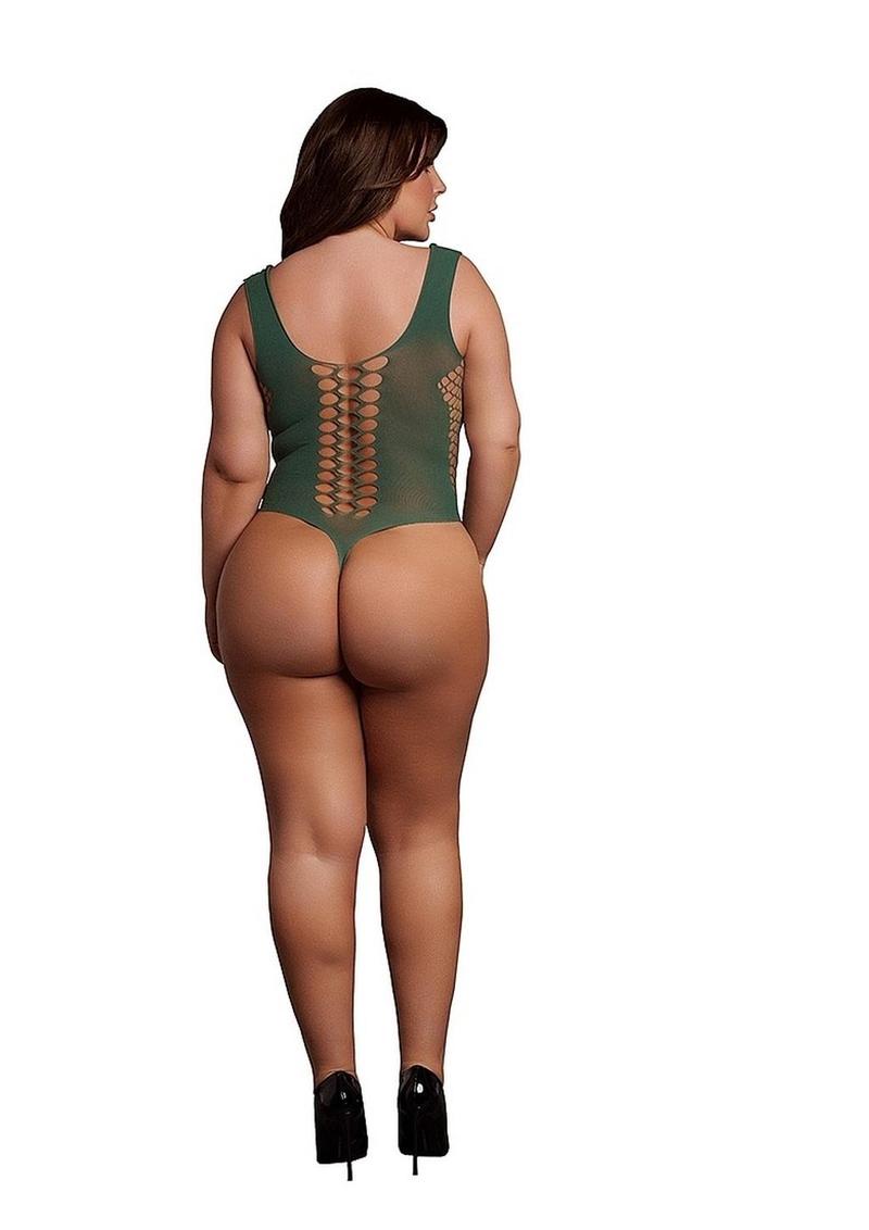Le Désir V-neck Teddy Opaque Panels