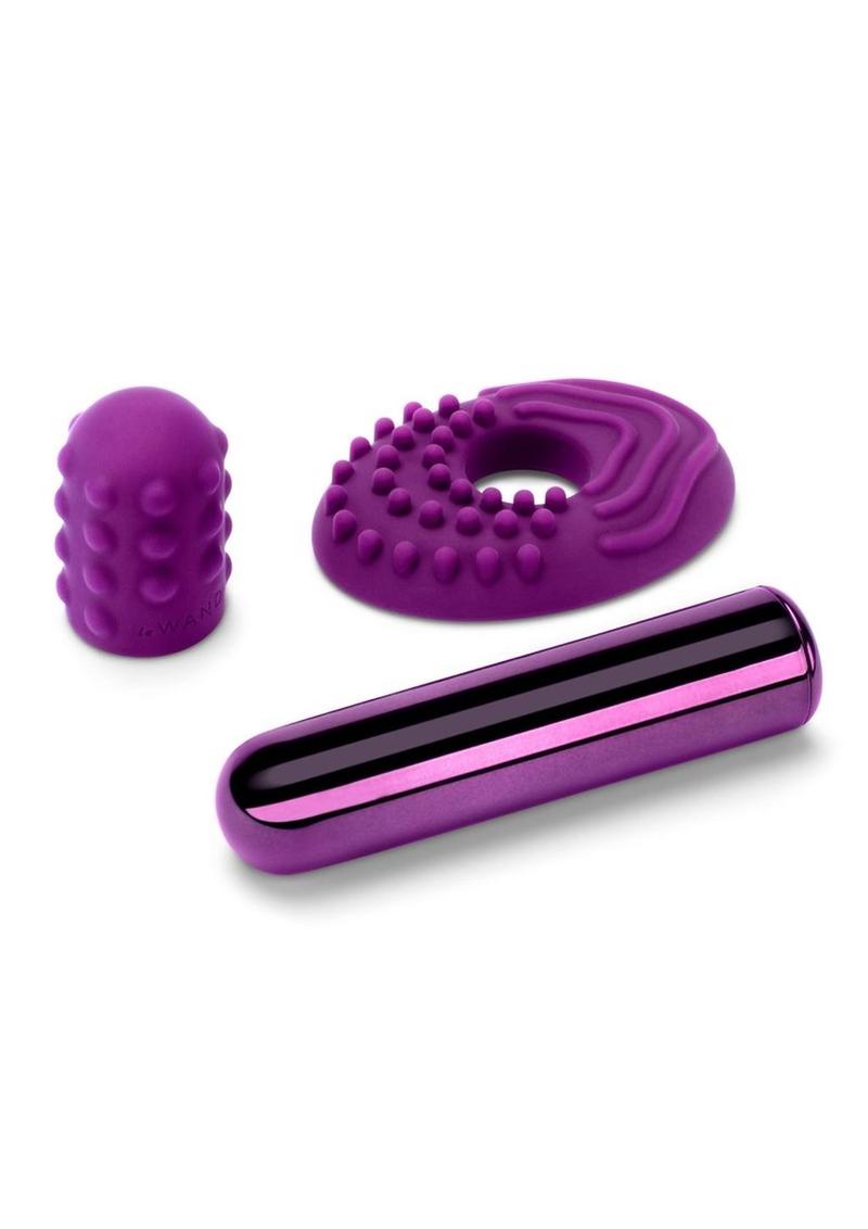 LeWand Bullet Rechargeable Vibrator Textured Silicone