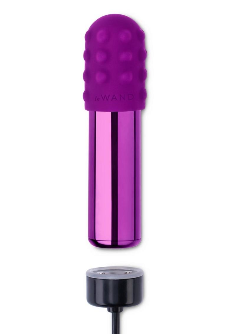LeWand Bullet Rechargeable Vibrator Textured Silicone