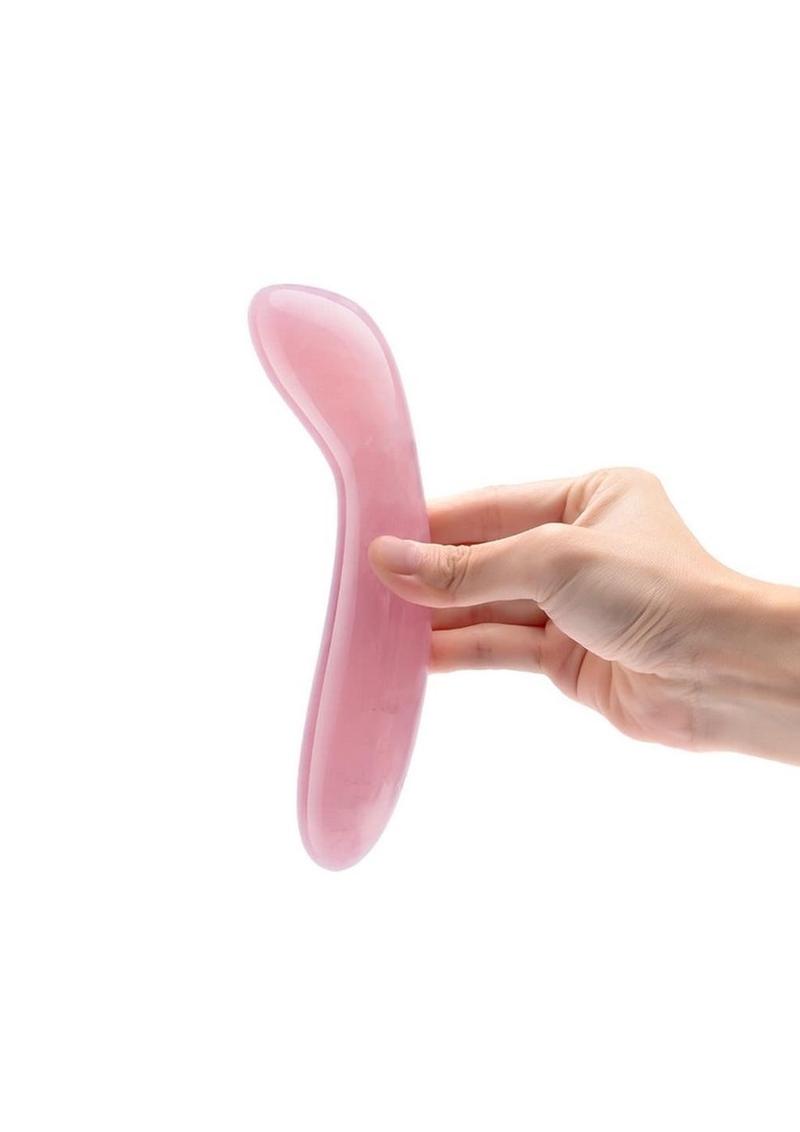 LeWand Crystal G-Wand Rose Quartz Pleasure Tool
