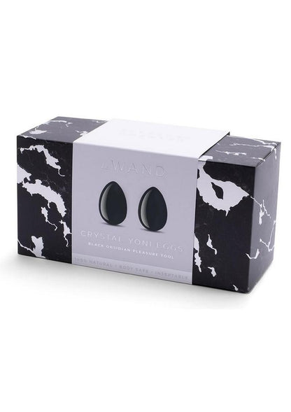 Le Wand Crystal Yoni Eggs Black Obsidian Pleasure Tool