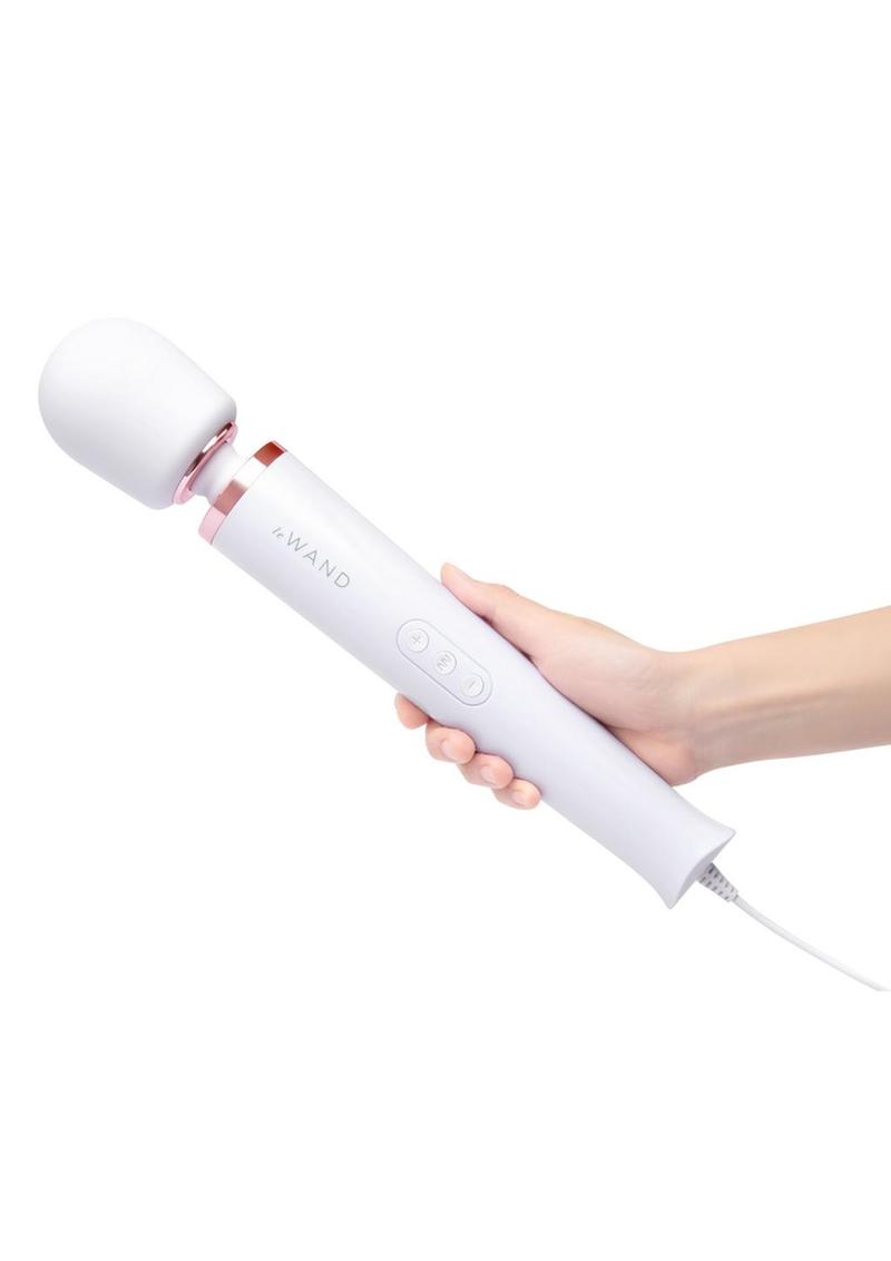 leWAND Ultra Powerful Plug-In Massager Sky White