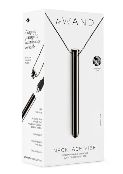 Le Wand Necklace Vibe Rechargeable Silicone Vibrator