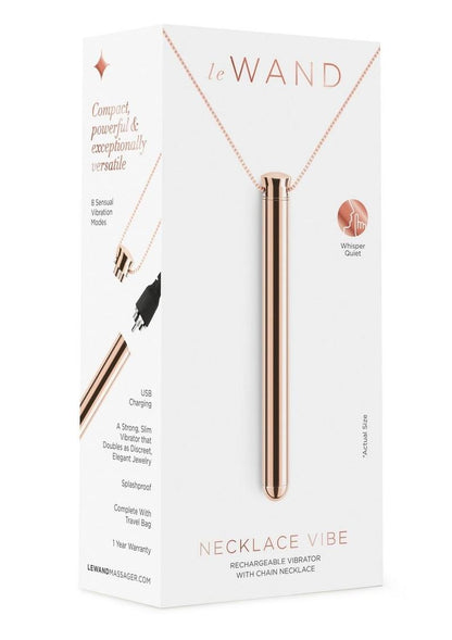 Le Wand Necklace Vibe Rechargeable Silicone Vibrator