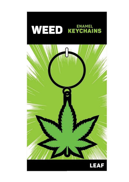Weed Leaf Keychain