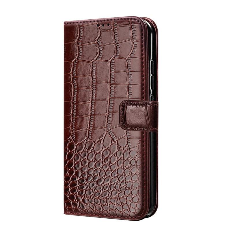 Leather Black Flip Case for iPhone XS Max X XR 12 Mini 11 Pro 7 8 Wallet Stand Cover Flip Wallet Leather Case with Secure Buckle Closing Lock and Bracket Function