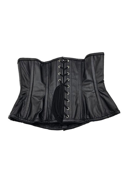 Leather Corset Stylish Zipper Front