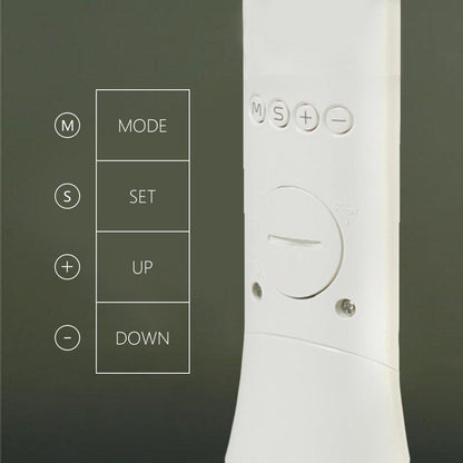 LED Desk Lamp Foldable Dimmable Touch Rechargeable Table Lamp with Calendar Temperature Alarm Clock Decorative Table Lamp Cute Study Lamps for Bedroom Décor