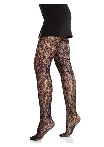 Leg Avenue Stretchy Fit Camellia Lace Tights