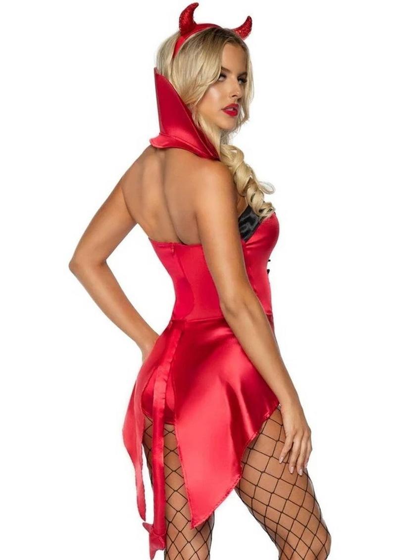 Devilish Darling Tux And Tails Bodysuit