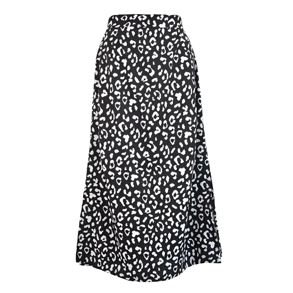 Leopard Pattern Midi Skirts