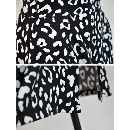 Leopard Pattern Midi Skirts