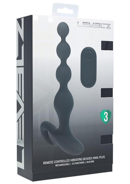 LEVELZ Remote Vibrating Beaded Anal Plug