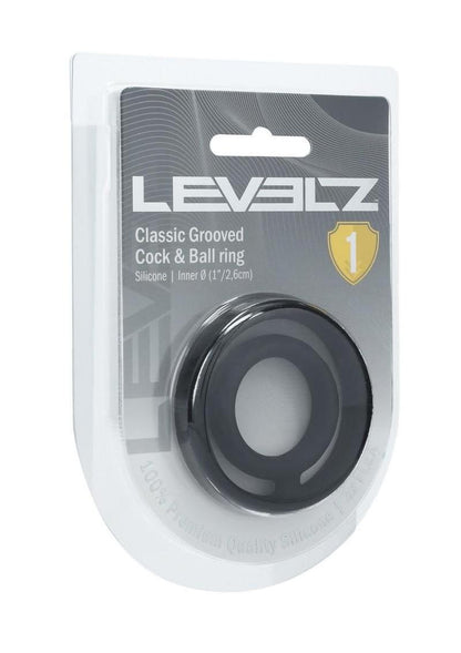 LEVELZ Grooved Cock And Ball Ring