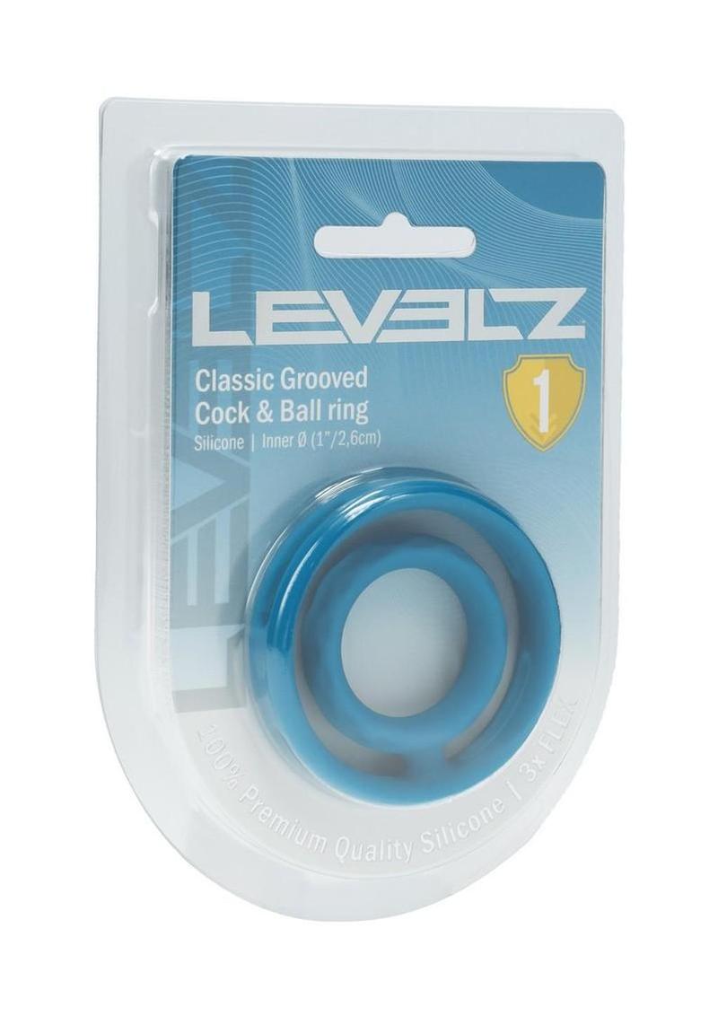 LEVELZ Grooved Cock And Ball Ring