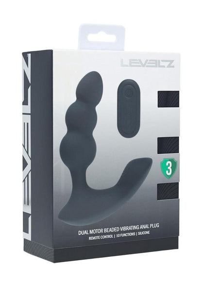 LEVELZ Dual Motor Beaded Anal Plug