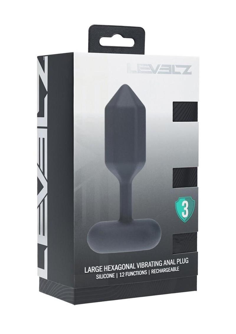 Levelz Large Hexagonal Vibrating Anal Plug