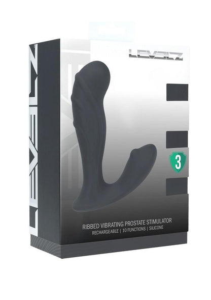 Levelz Ribbed Vibrating Prostate Stimulator