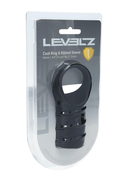 LEVELZ Ribbed Cock Ring Sleeve