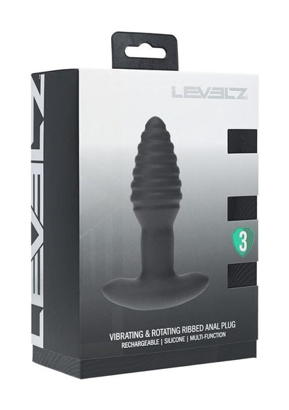 Levelz Vibrating Ribbed Anal Plug