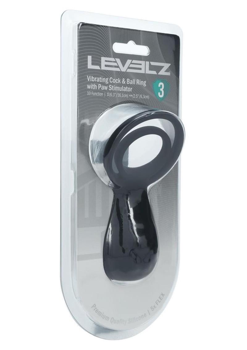Levelz Vibrating Silicone Cock And Ball Ring