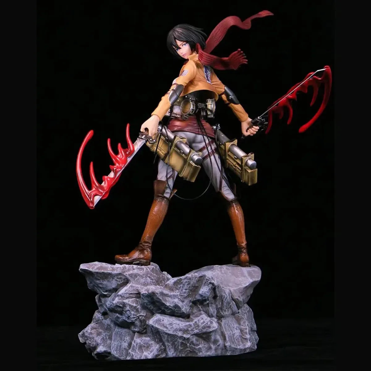 Attack on Titan Mikasa &amp; Levi PVC Action Figure Set